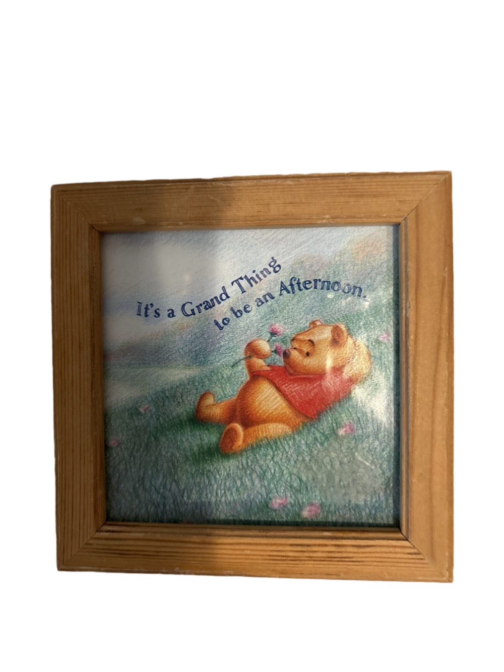 Winnie The Poop (3) Framed 4.5”x4.5” Art 1058 - Picture 5 of 7
